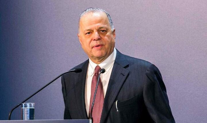 Τελετή αναγόρευσης του Ευάγγελου Μυτιληναίου σε Επίτιμο Διδάκτορα στο Πανεπιστήμιο Πειραιά
