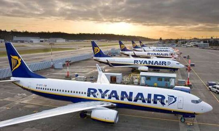 Ryanair: Αναστολή όλων των πτήσεων από και προς Ιταλία