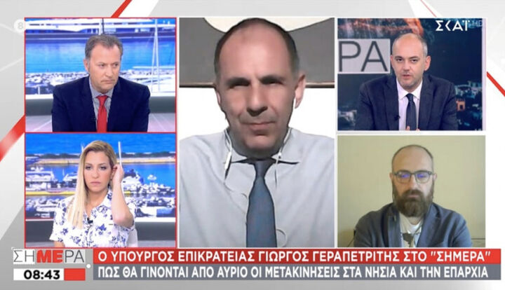 Γεραπετρίτης: Πρώτη σε εμβολιασμούς η Ελλάδα στους G20