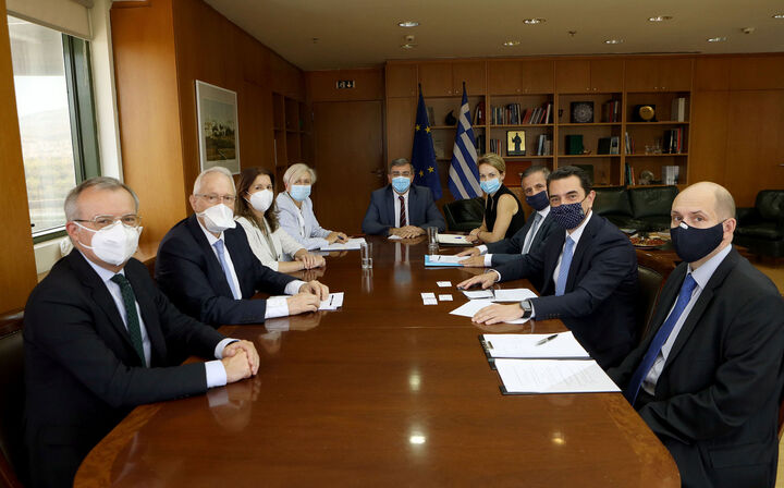 Συνάντηση Κ. Σκρέκα με κλιμάκιο της Τράπεζας Ανάπτυξης για την χρηματοδότηση έργων υποδομών