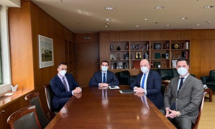 Συνάντηση εκπροσώπων του Συνδέσμου Βιομηχανιών Στερεάς Ελλάδας με τον Κ. Σκρέκα
