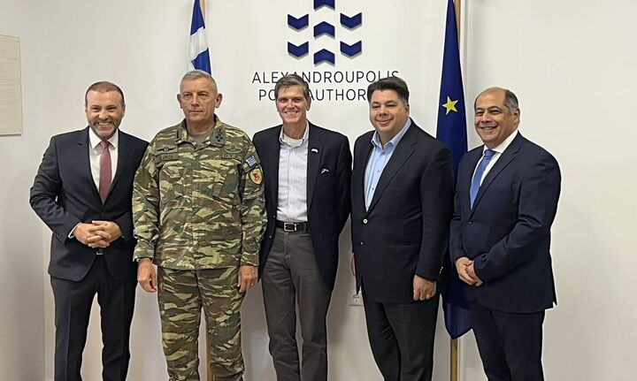 Επίσκεψη του Αμερικανού πρέσβη τον Οργανισμό Λιμένα Αλεξανδρούπολης