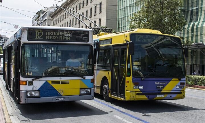 Στάση εργασίας σε λεωφορεία και τρόλεϊ την Τρίτη