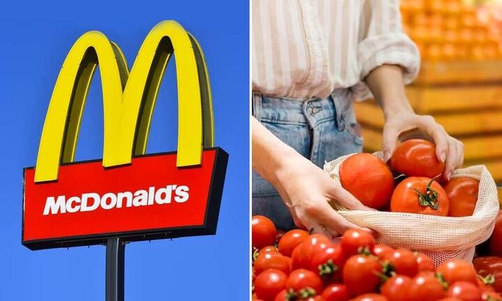 Ινδία: Ντομάτες τέλος για τα McDonald's - Τις αφαιρεί από το μενού λόγω τιμών ρεκόρ