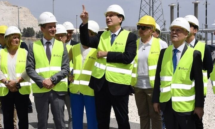 ΑΔΜΗΕ: Εγκαινιάστηκε το Κέντρο Υπερυψηλής Τάσης Κορίνθου